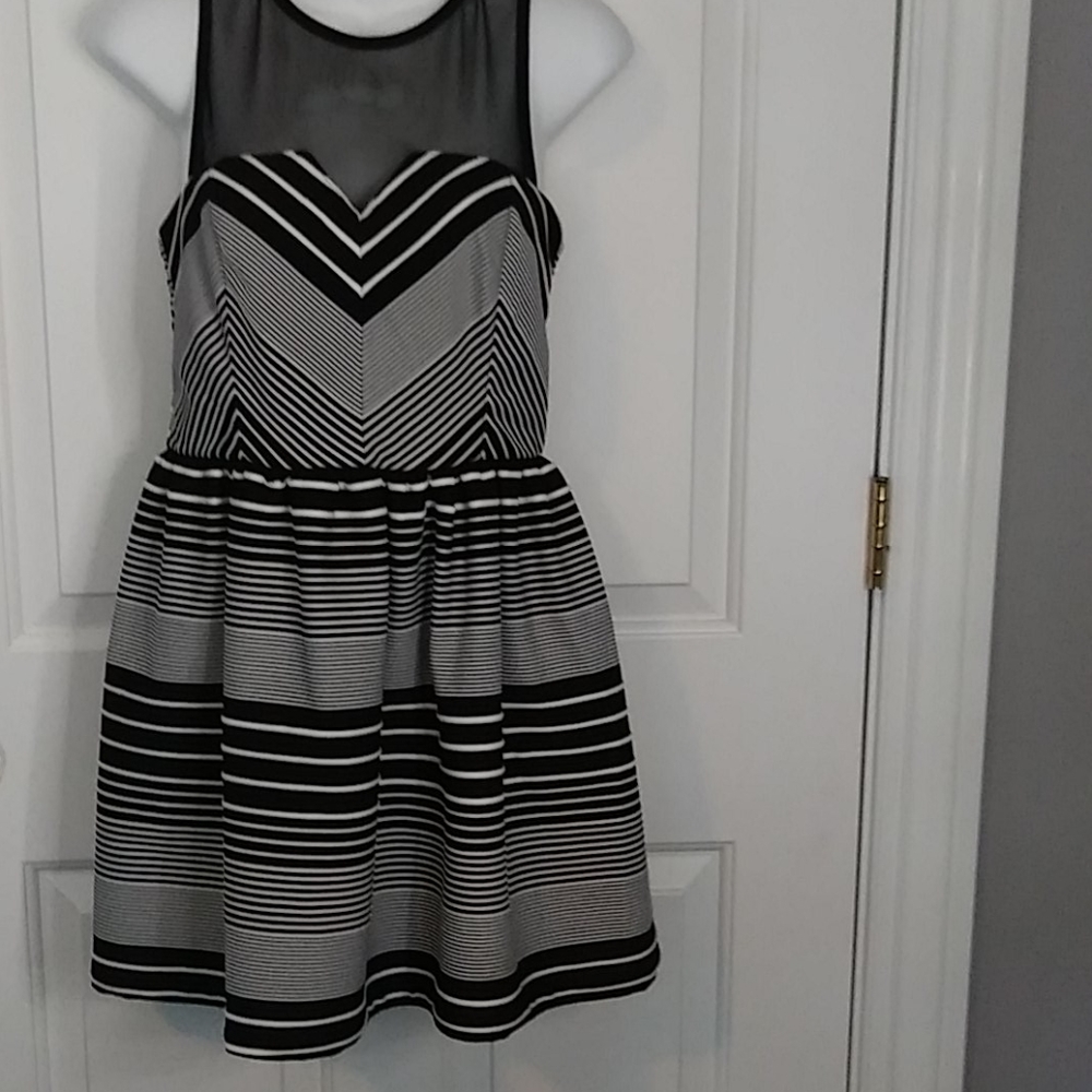 Black and White Dress